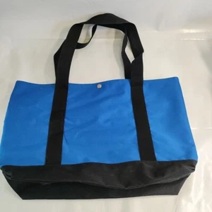 Blaue Kühlbox mit Griff Pinic Mittagessen Einkaufstasche Tragetasche Wagen Schultergurt Tragen Strand - Bild 1 von 10