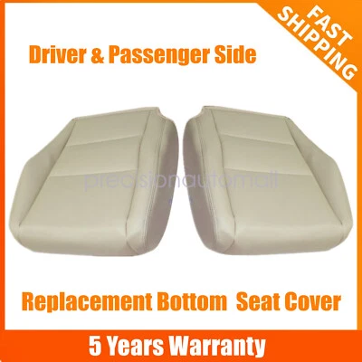 Funda de asiento de cuero beige tostado apta para conductor y pasajero Honda Accord 2008-2012 Foto 1 de 4
