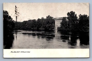 Postcard Vtg Indiana The Old Mill Elkhart River 1906 - Picture 1 of 2