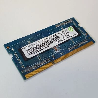 Ramaxel 2GB DDR3 RAM PC3-12800 1600Mhz non-ECC CL11 SoDimm RMT3150ED58E8W-1600 - Image 1 of 3