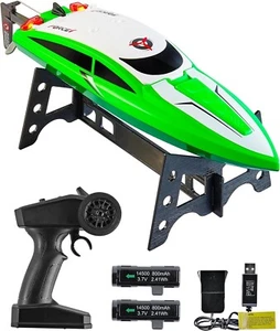 Force1 Velocity Green 20mph Underwater Diving RC Boat - Picture 1 of 7