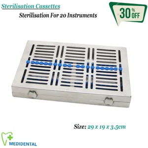 Casete de esterilización de 20 instrumentos extraíble para sujetar herramientas quirúrgicas CE - Imagen 1 de 1