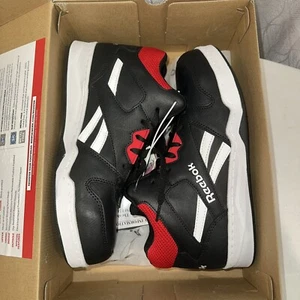 Reebok BB4500 Mens Size 10 M High Top Safety Work Shoes Black Red RB4132 - Picture 1 of 12