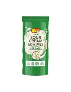 Sunrice Thin Sour Cream & Chive Rice Cakes 160g x 1 - Imagen 1 de 1