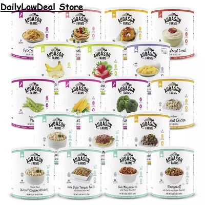 Augason Farms Emergency Food Storage Survival Camping #10 Can FAST SHIP FRESH!!