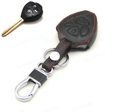 Leather Case Cover Holder For Toyota Camry Corolla RAV4 Echo Prado Remote Key