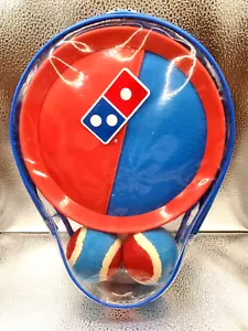 Domino's Pizza Rare Vintage Promo Paddle Ball Catch Game Set & Case Unused Nice - Picture 1 of 5