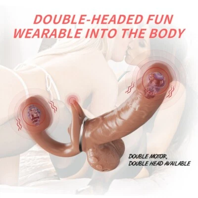 Consolador de empuje realista de silicona punto G para hombres pene juguete sexual para mujeres lesbianas Foto 1 de 4