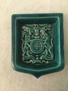 Rare Vintage Ceramazur Paris France Porcelain Cigar Cigarette Ashtray - Foto 1 di 9