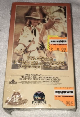 Buffalo Bill and the Indians Sitting Bulls History Lesson Rental VHS Paul Newman - Image 1 of 3