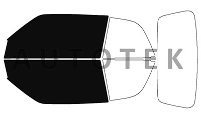 PreCut Film Front Two Door Windows Tint For Volkswagen Cabrio 1993-2002 - Image 1 of 4