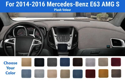 Dashboard Dash Mat Cover for 2014-2016 Mercedes-Benz E63 AMG S (Plush Velour) - Image 1 of 4