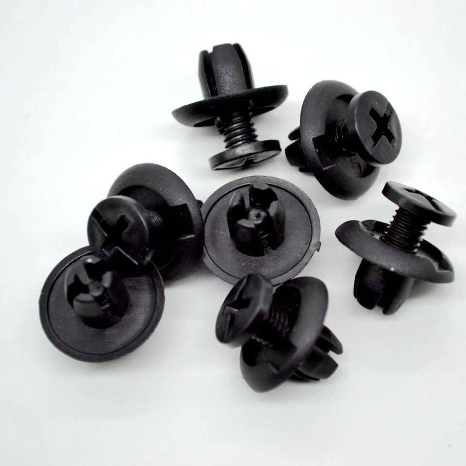 Clips de remache de montaje de guardabarros de parachoques 25 piezas para Mitsubishi Toyota Lexus Tredia Foto 1 de 4