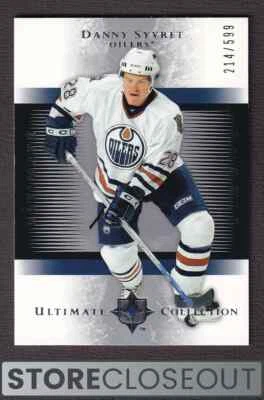 2005-06 Ultimate Collection #204 Danny Syvret Rookie /599 RC Edmonton Oilers  - Image 1 of 2