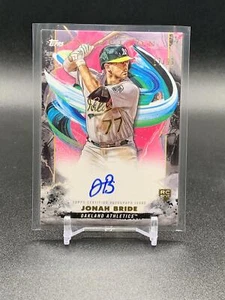 2023 Topps Inception Jonah Bride BRES-JB RC Magenta Auto /99 | Miami Marlins - Picture 1 of 2