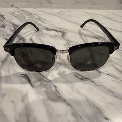 Disney Parks Mickey Mouse Icon Black Clubmaster Sunglasses Adult Size - Image 1 of 4