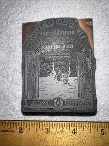 Printing Block ( U.S.S. SQUALUS ) in Memorandum Honor Roll 1939 Casualty RARE! - Picture 1 of 11