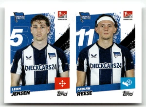 Pegatina Topps Bundesliga 2025-26 Nº 303 Leon Jensen Fabian Reese - Imagen 1 de 2