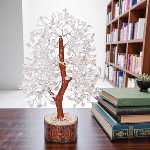 Klarer Quarz Kristall Lebensbaum, Pilz Shui Dekor, Kristall Geldbaum, Kristall  - Bild 1 von 1