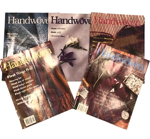 Vintage Handwoven Magazine Lot 1990s Weaving Loom Fiber Arts Designs - Picture 1 of 6