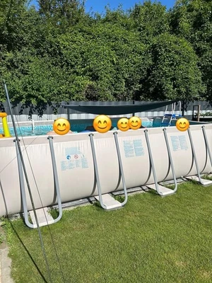 Swing Framepool 5,49x2,74x1,32 mit allem Zubehör (Filteranlage, Leiter usw.) - Bild 1 von 4
