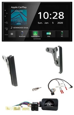Kenwood Bluetooth Lenkrad DAB USB 2DIN Autoradio für Toyota FJ ab 2007 - Bild 1 von 4