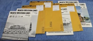 9 1980's North Western Lines Magazines Railroad Trains Graphics Photos History - Picture 1 of 6