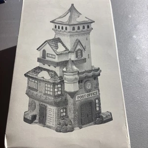 🚨 Department 56 Snow Christmas Village Post Office 5623-5 Handpainted Building - Picture 1 of 2