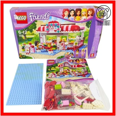 LEGO Friends 3061 City Park Café Juego Juego Construcción 98% Completo Retirado Foto 1 de 4