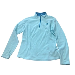 The North Face Damen Fleecepullover Small hellblau Polartec 1/4 Reißverschluss - Bild 1 von 5