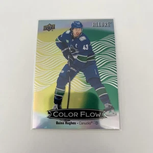 Quinn Hughes 2024-25 UD Allure Color Flow gelb-grün Karte #CFL-45 - Bild 1 von 2