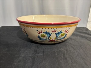 Bobby Flay Large Round Vegetable Serving Bowl Seville Design 12 1/4" x 4 3/8" - Picture 1 of 1