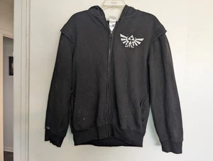 Nintendo Legend Of Zelda Shadow Link Schwarz Hoodie mit Reißverschluss Erwachsene Größe S - Bild 1 von 20