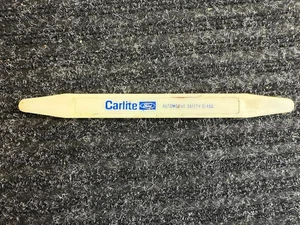 Vintage Flat Glass Burnishing Tool - Advertising San Jacinto Glass Co Houston TX - Picture 1 of 7