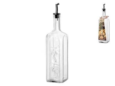 Oliera In Vetro Tappo Versatore Marca Pasabahce Lt 1 - Immagine 1 di 3