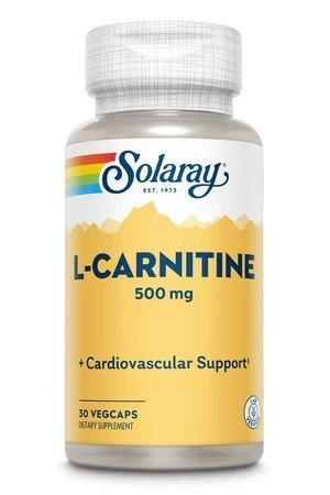 Solaray Free-From L-Carnitine 500mg 30 VegCaps - Image 1 of 1