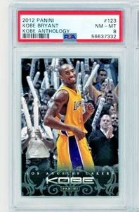 2012 Panini Kobe Anthology Kobe Bryant # 123 PSA NM-MT 8 - Picture 1 of 2