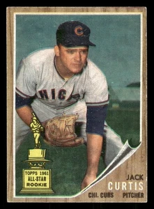 Jack Curtis 1962 Topps #372 Chicago Cubs - Picture 1 of 2