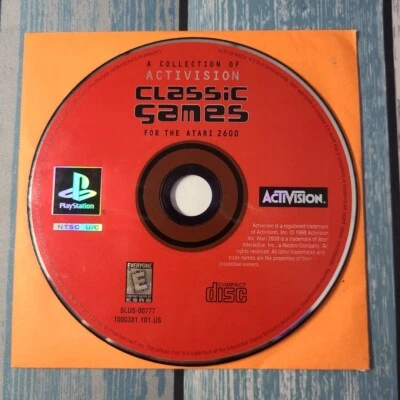 A Collection Of Activision Classic 30 Games For The Atari 2600 (PS1) DISC ONLY - Image 1 of 4