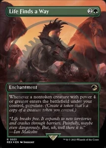 Life Finds a Way EMBLEM FOIL #31 | REX Jurassic World Collection | MTG - Picture 1 of 1