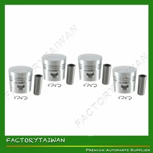 Piston Set Oversize 76mm (+0.50mm) for Kubota V1502 (100% Taiwan Made) x 4 PCS - Picture 1 of 7