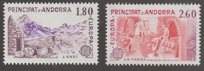 Andorra 1983 #307-08 Europa Issue (Catalane Gold Works) - MNH - Image 1 of 3