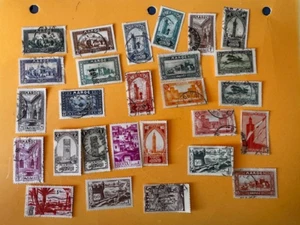 Francobolli Francesi Marocco - 26 - vedi foto - mix di usati e come nuovi incernierati - Foto 1 di 11