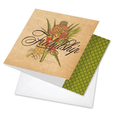 1  All Occasion Blank Greeting Card - Pineapple Plenty Friendship CQ4938JOCB - Image 1 of 4