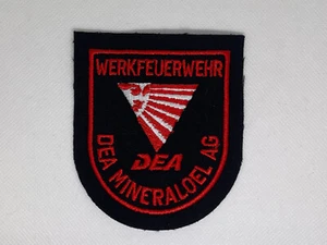 Ärmelabzeichen/Patch Werkfeuerwehr DEA Mineraloel AG - Bild 1 von 1