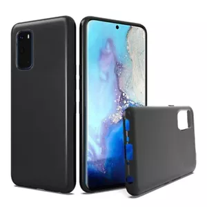 For Samsung S20 6.2" Solid TPU Case BLACK - Picture 1 of 2