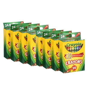 Crayola Crayons 24 Count, 8 Pack Bundle, Teacher Supplies, 192 Crayons - Picture 1 of 6
