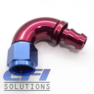 120 Degree Full Flow Push On Lock Hose End Fitting 400 Series AN10 514-10 - Picture 1 of 1