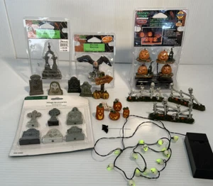 Lemax Dept 56 Spooky Town Village Figuren und Zubehör Konvolut 20+ Teile Halloween - Bild 1 von 15