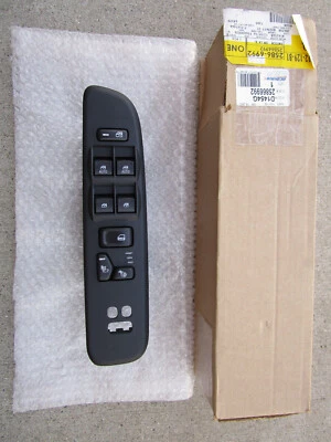 06 - 09 GMC ENVOY ВОДИТЕЛЬ ЛЕВАЯ СТОРОНА ГЛАВНЫЙ ВЫКЛЮЧАТЕЛЬ СТЕКЛОПОДЪЕМНИКА OEM СОВЕРШЕННО НОВЫЙ - Изображение 1 из 4